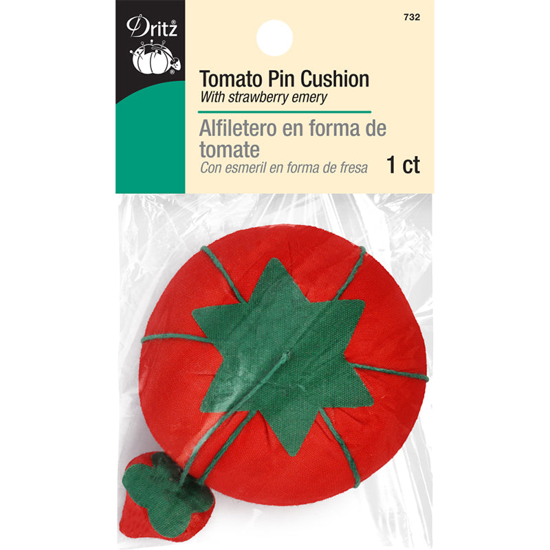 Tomato Pincushion w/ Emery - Stitch - Durango, Colorado Quilt & Sewing Shop