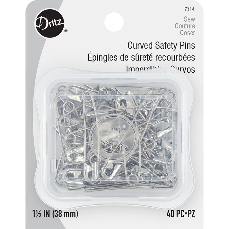 Curved Safety Pins - Stitch - Durango, Colorado Quilt & Sewing Shop