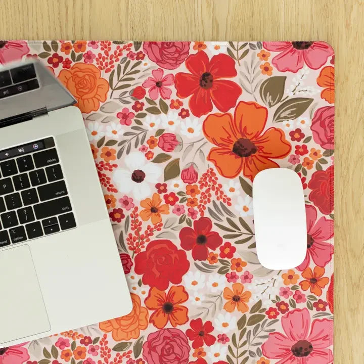 Rosewood Blooms Desk Pad - Stitch - Durango, Colorado Quilt & Sewing Shop
