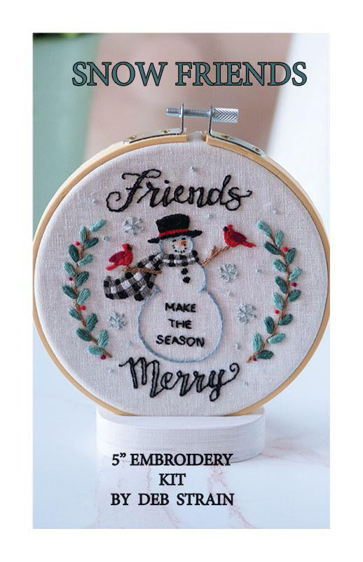 Snow Friends Embroidery Kit - Stitch - Durango, Colorado Quilt & Sewing Shop