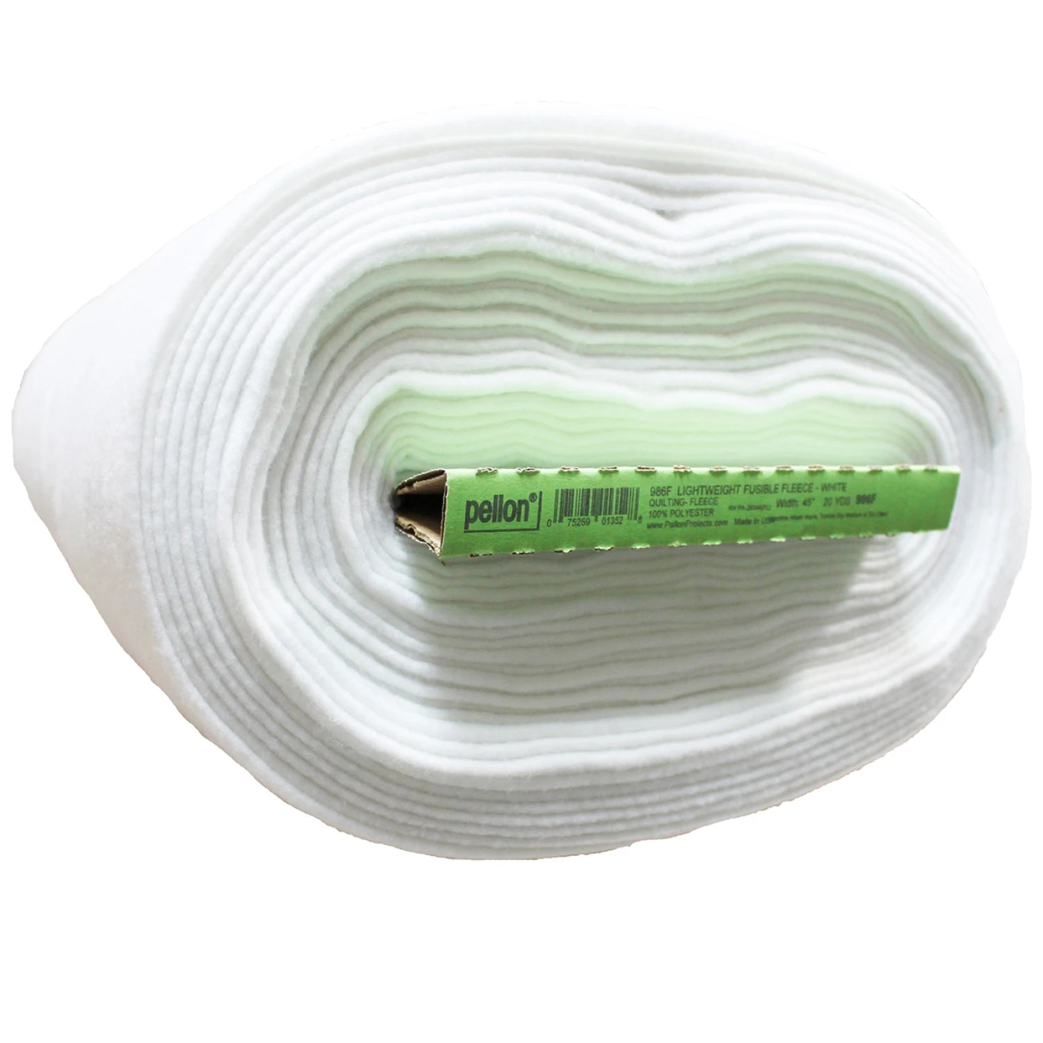Lightweight Fusible Fleece 45in x 20yds White # 986FP - Stitch - Durango, Colorado Quilt & Sewing Shop