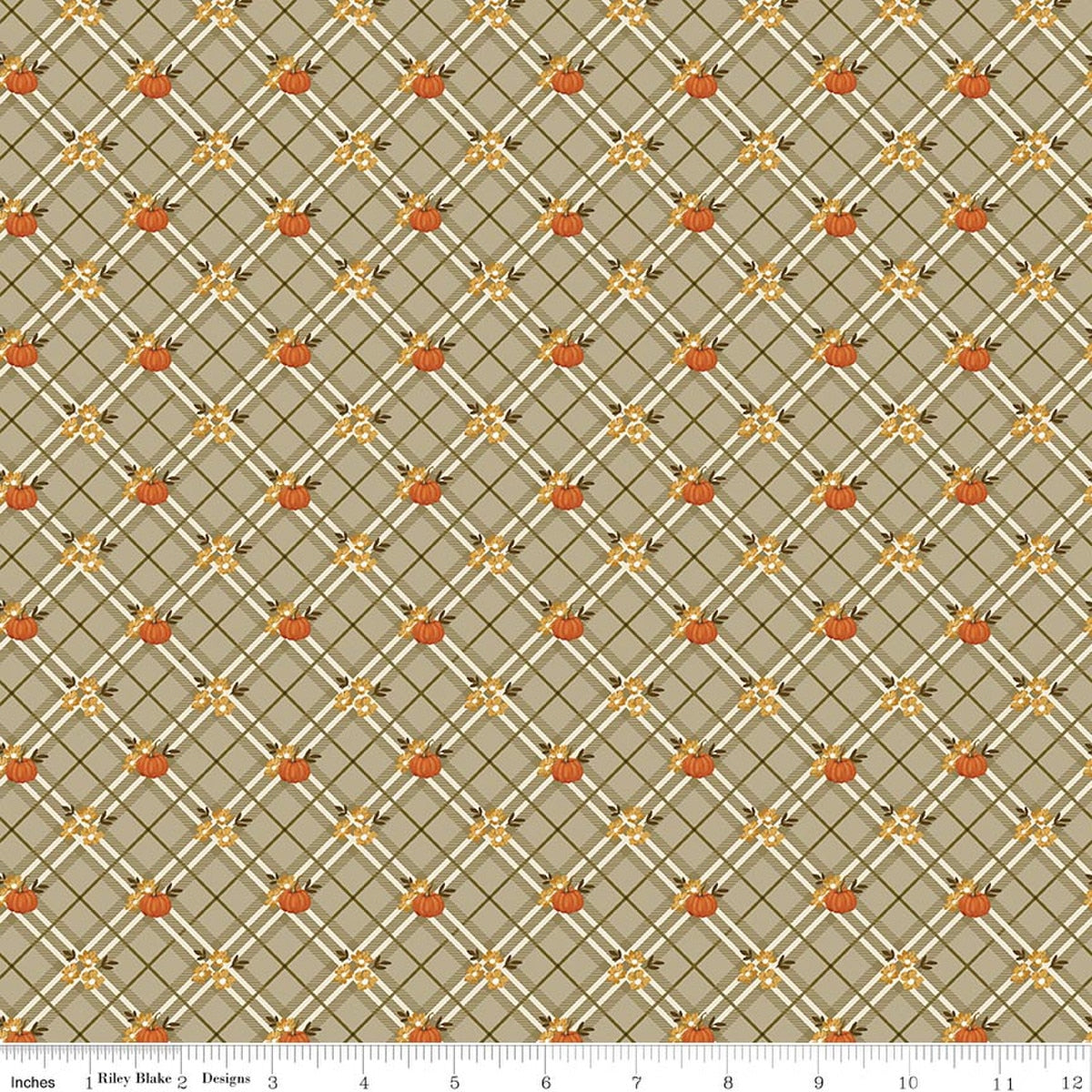 Bountiful - Pumpkin Plaid - Sage - Stitch - Durango, Colorado Quilt & Sewing Shop
