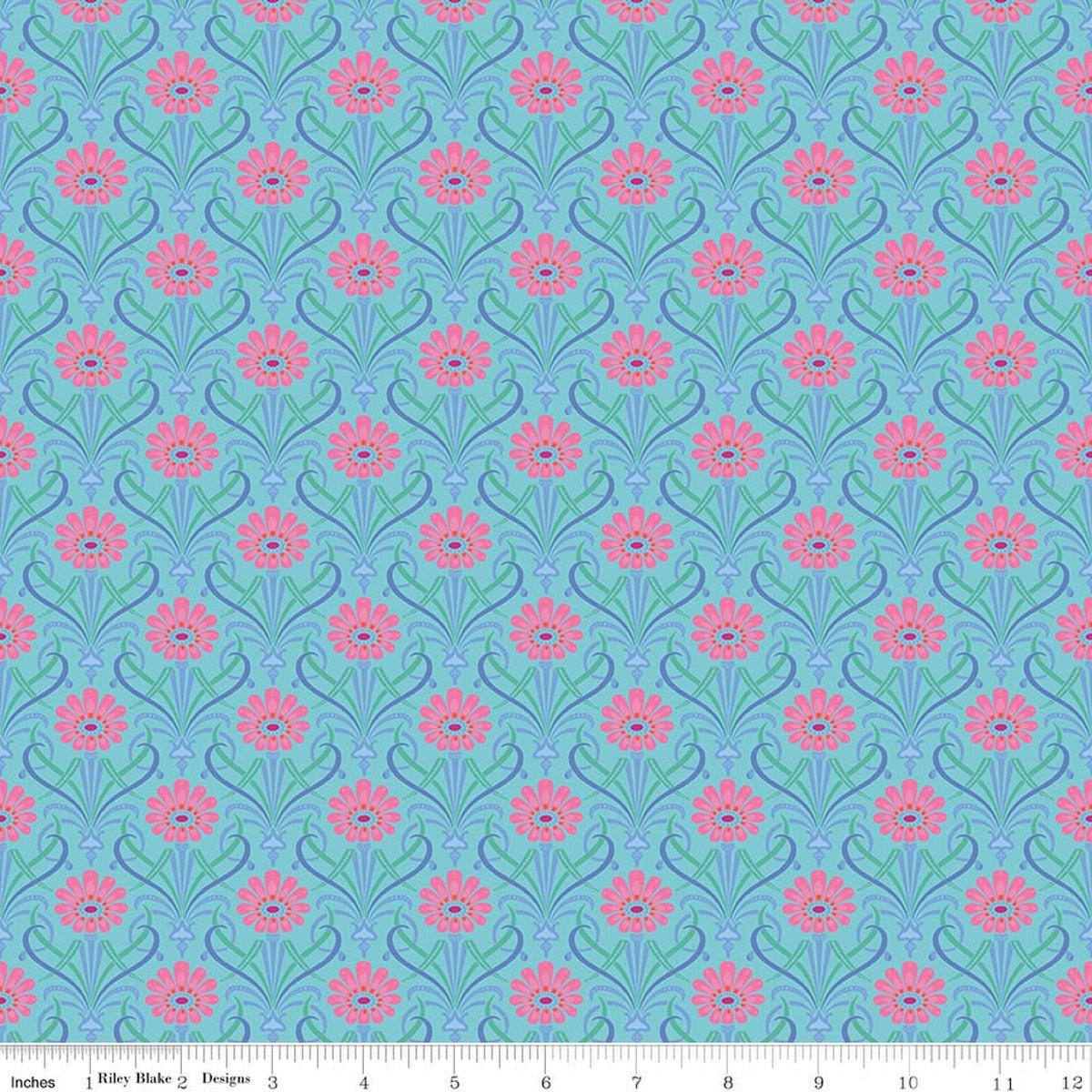 Kipling Gardens - Fairweather Blue - Stitch - Durango, Colorado Quilt & Sewing Shop