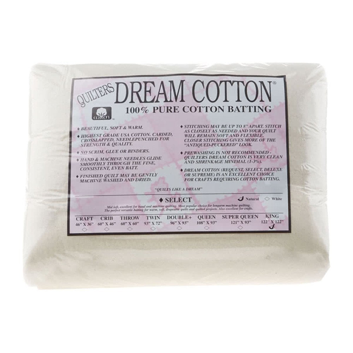 Quilters Dream King Select - Stitch - Durango, Colorado Quilt & Sewing Shop