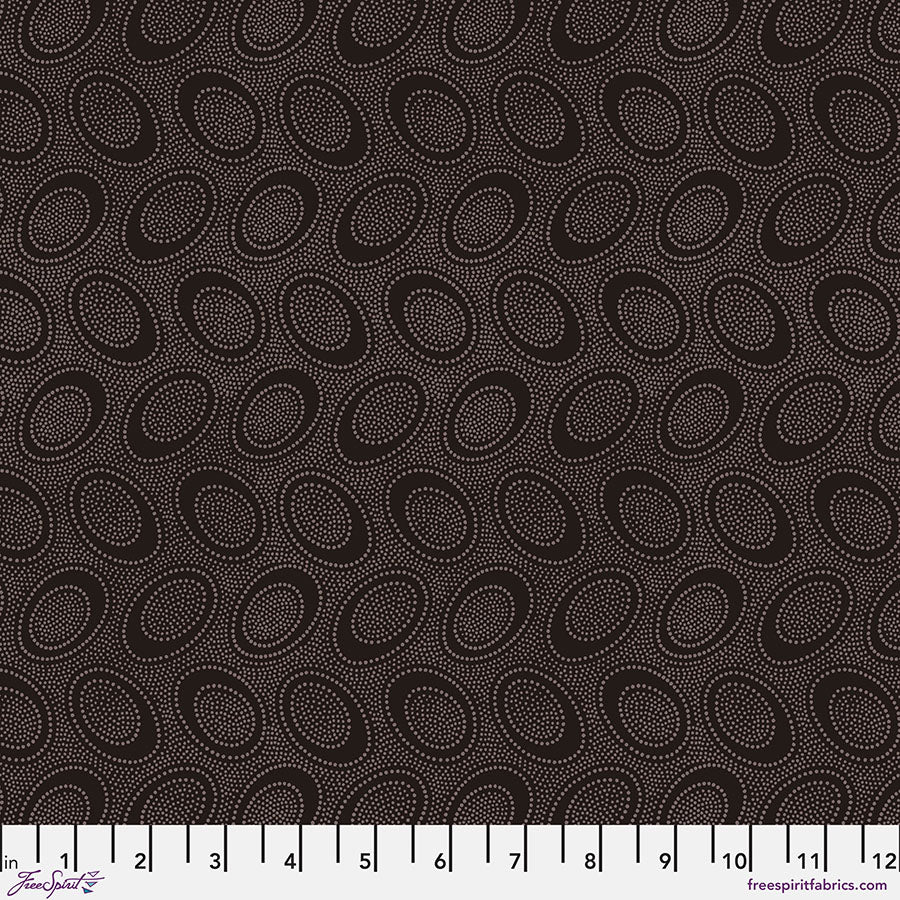 FS Kaffe Aboriginal Dot - Chocolate - Stitch - Durango, Colorado Quilt & Sewing Shop