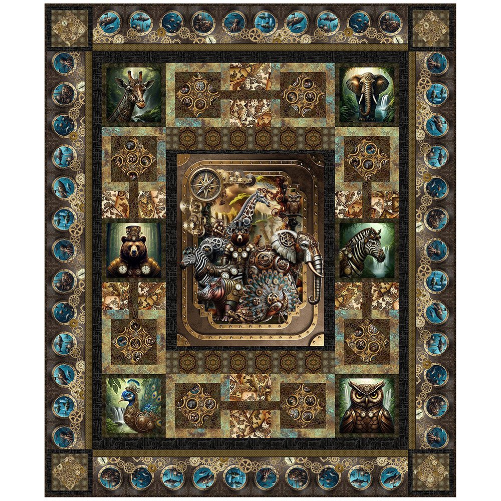Steampunk Menagerie Kit - Stitch - Durango, Colorado Quilt & Sewing Shop