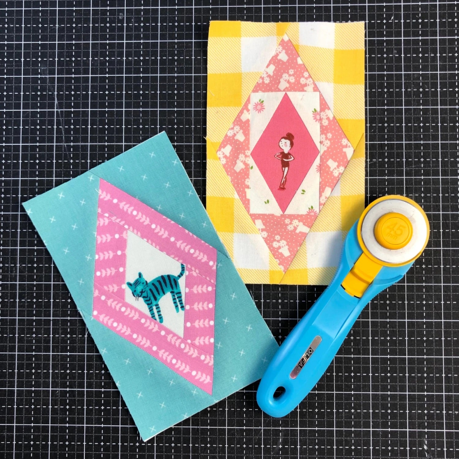Scrappy Diamonds Foundation Pad - Stitch - Durango, Colorado Quilt & Sewing Shop