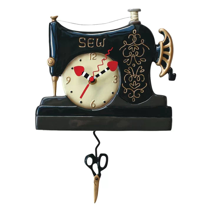 Vintage Sew Clock - Stitch - Durango, Colorado Quilt & Sewing Shop