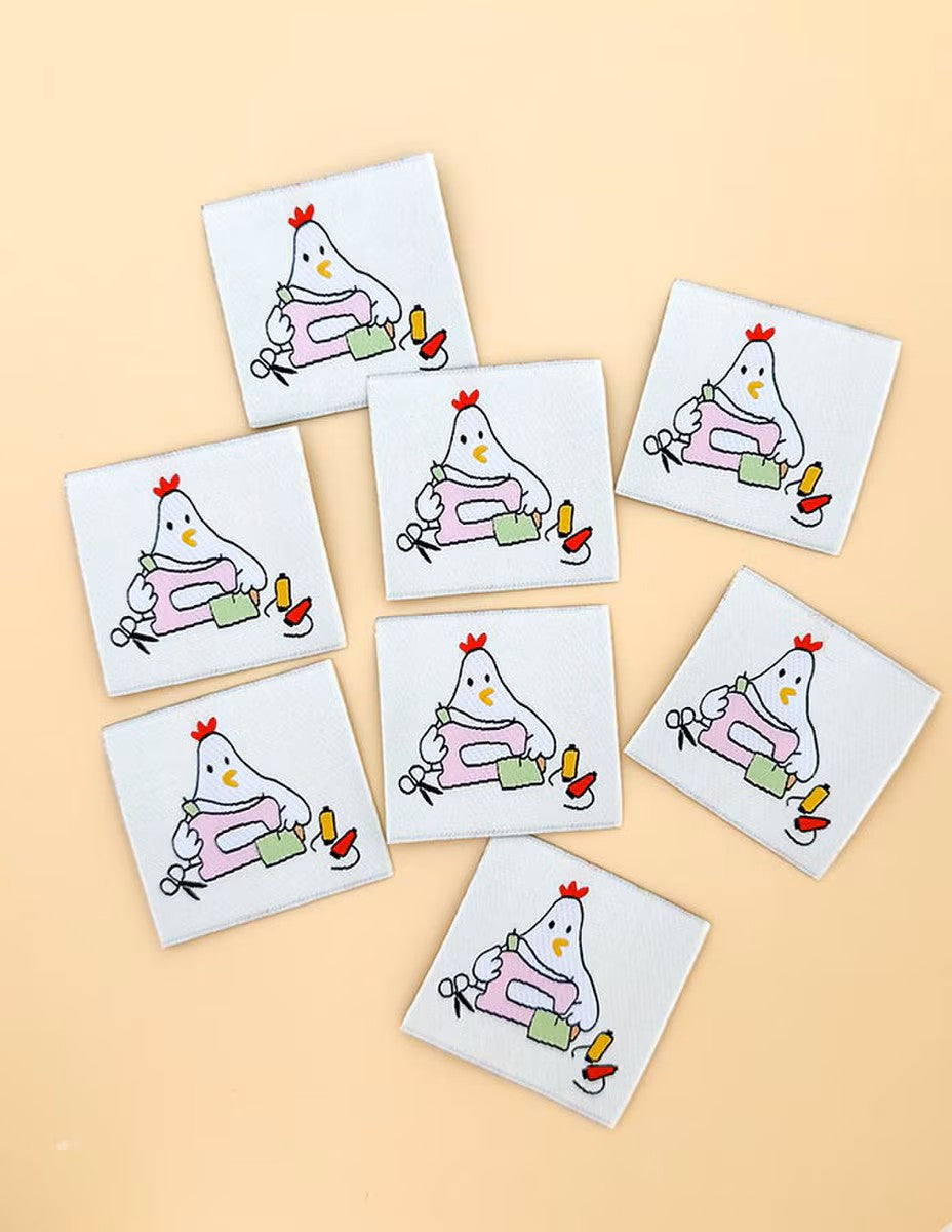 Sewing Chicken Woven Labels by Minki Kim (Copy) - Stitch - Durango, Colorado Quilt & Sewing Shop