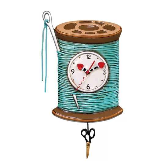Vintage Spool Clock