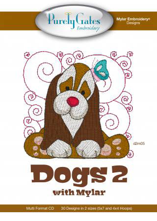 Dogs 2 with Mylar - Stitch - Durango, Colorado Quilt & Sewing Shop