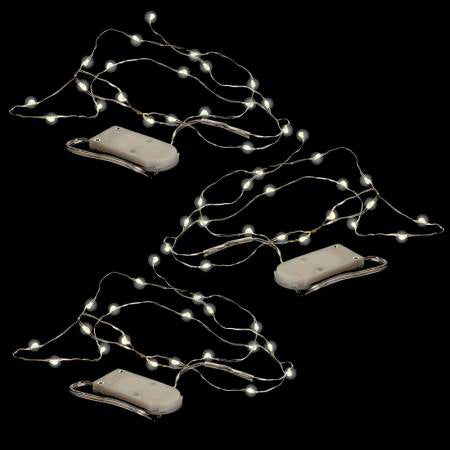 Pixie Lights 20 LED white wire set 3pk - Stitch - Durango, Colorado Quilt & Sewing Shop