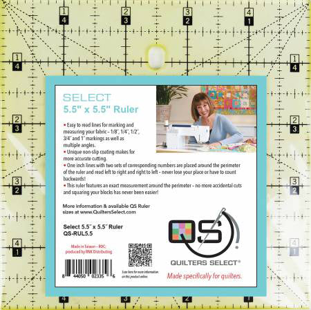 Quilters Select Quilting Ruler 5.5" x 5.5" - Stitch - Durango, Colorado Quilt & Sewing Shop