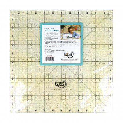 Quilters Select 12" x 12" Ruler - Stitch - Durango, Colorado Quilt & Sewing Shop