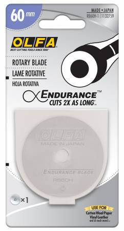 Olfa Endurance 60mm Rotary Blade 1pk - Stitch - Durango, Colorado Quilt & Sewing Shop