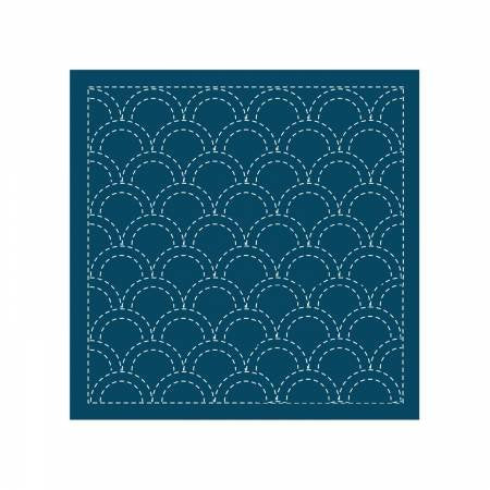 Sashiko sampler Seikaiha Navy - Stitch - Durango, Colorado Quilt & Sewing Shop
