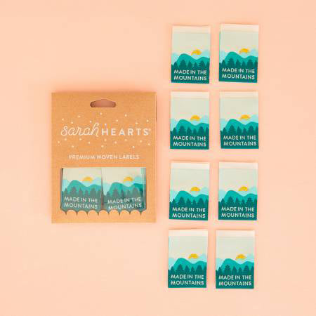 Sarah Hearts Made in the Mountains Label - Stitch - Durango, Colorado Quilt & Sewing Shop