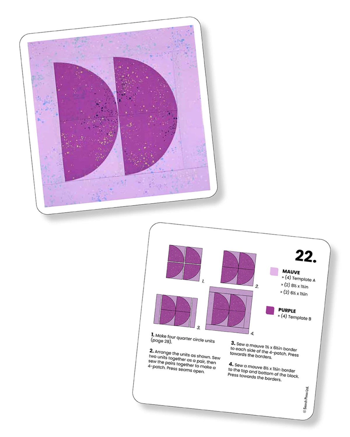 The Quilt Block Card Deck - Stitch - Durango, Colorado Quilt & Sewing Shop