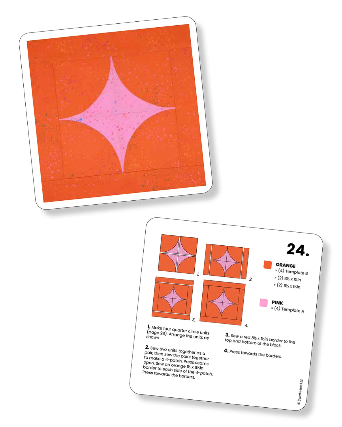 The Quilt Block Card Deck - Stitch - Durango, Colorado Quilt & Sewing Shop