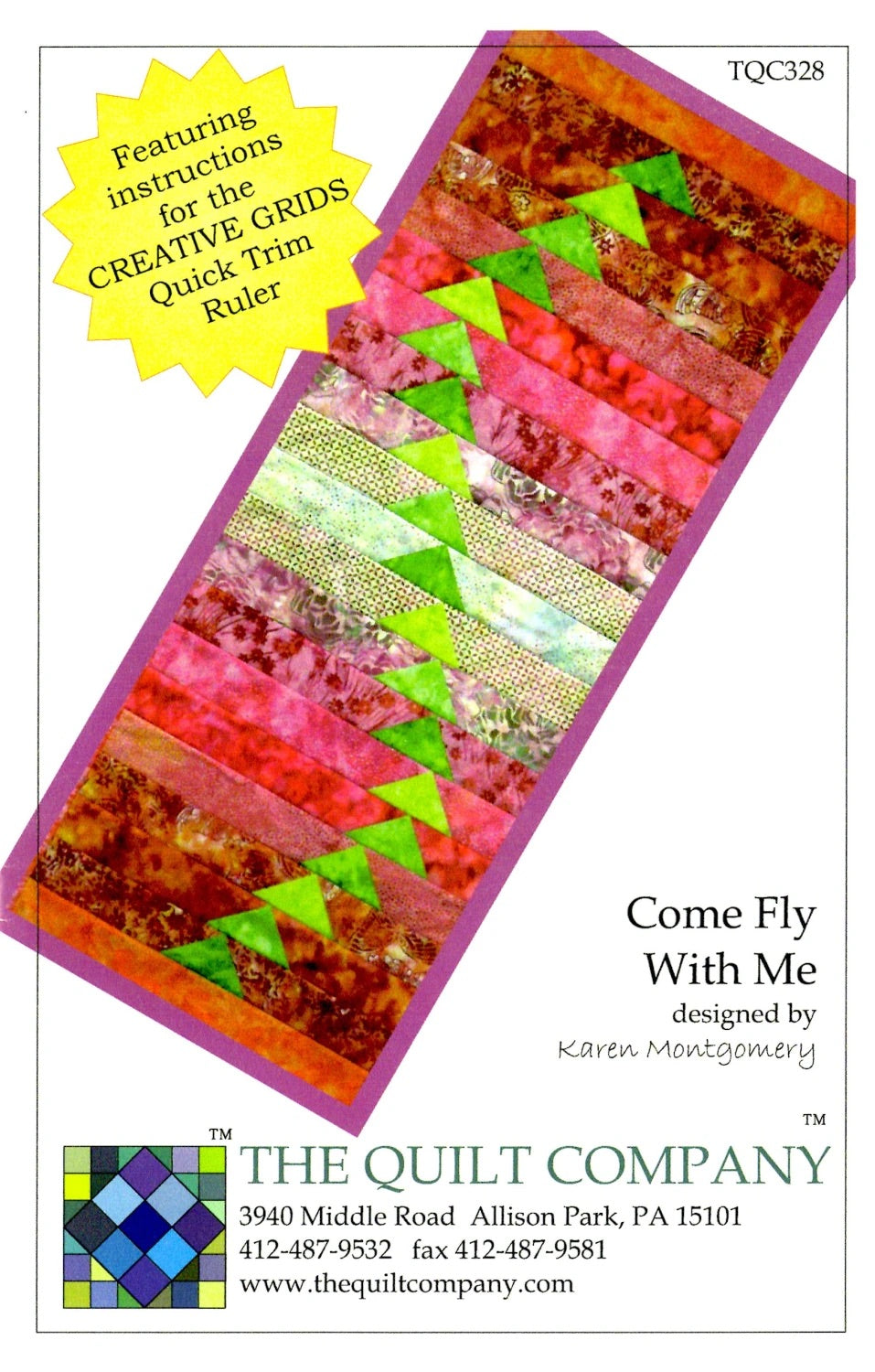 Come Fly With Me Pattern - Stitch - Durango, Colorado Quilt & Sewing Shop