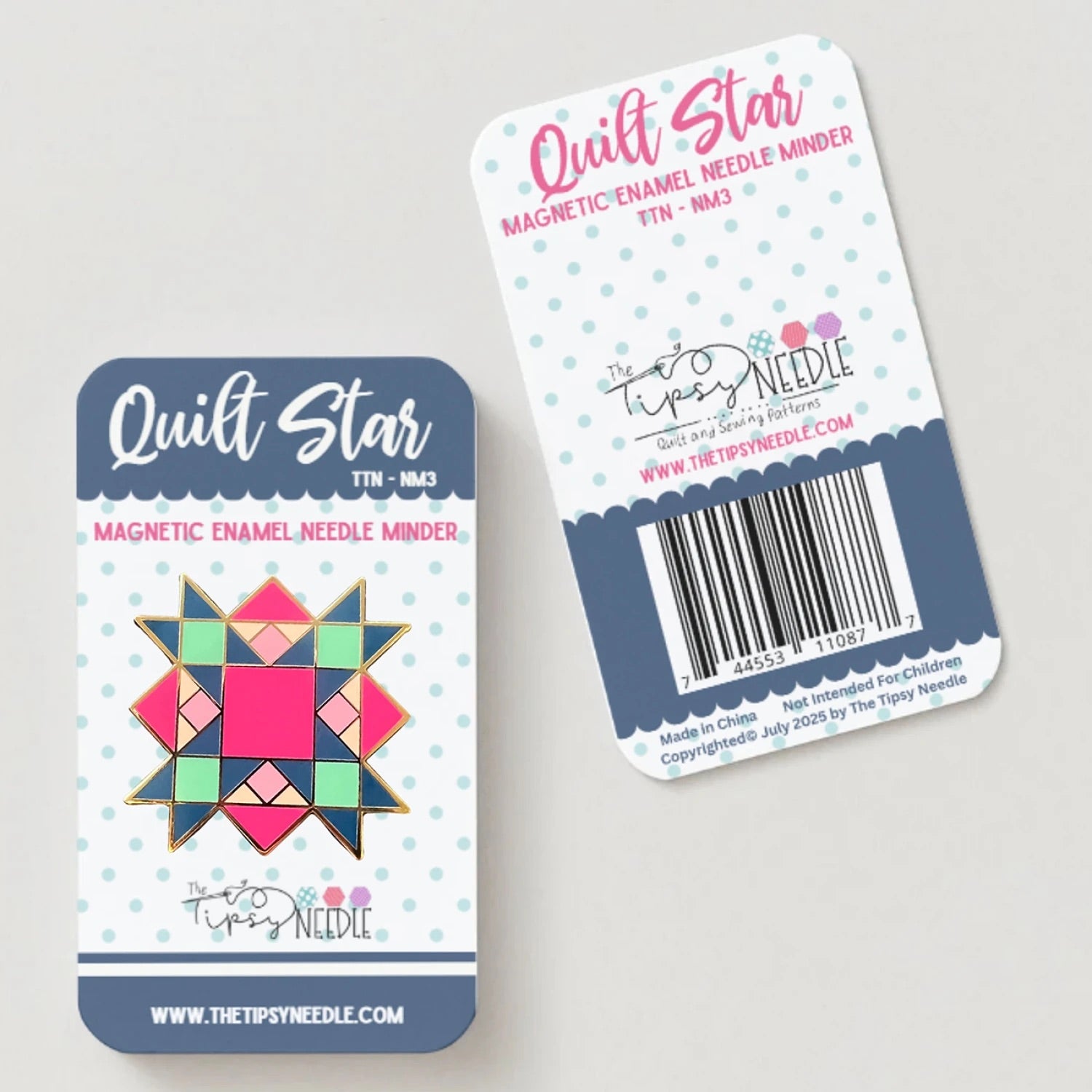 Quilted Star Needle Minder - Stitch - Durango, Colorado Quilt & Sewing Shop