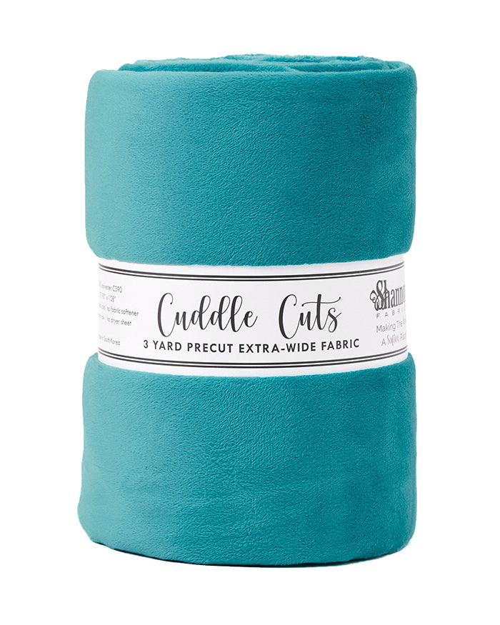 3 Yard Cuddle® 110" Cut Teal - Stitch - Durango, Colorado Quilt & Sewing Shop