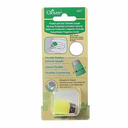Clover Protect & Grip Thimble Lg. - Stitch - Durango, Colorado Quilt & Sewing Shop