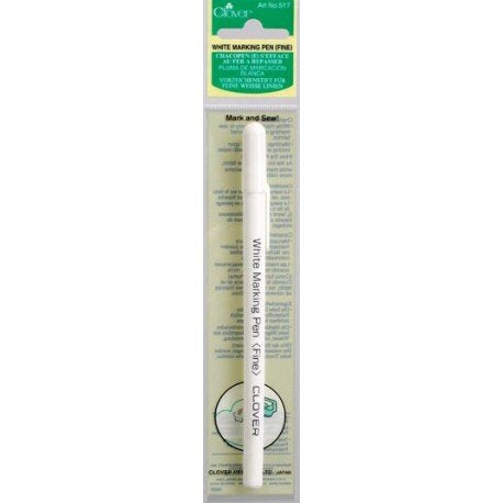 White Marking Pen Clover - Stitch - Durango, Colorado Quilt & Sewing Shop