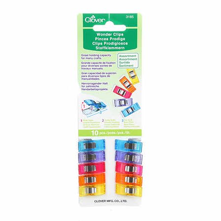 Clover Wonder Clips Colored - Stitch - Durango, Colorado Quilt & Sewing Shop