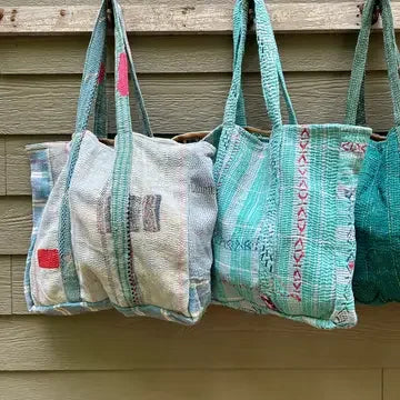 Overnight Kantha Tote Bags - Stitch - Durango, Colorado Quilt & Sewing Shop