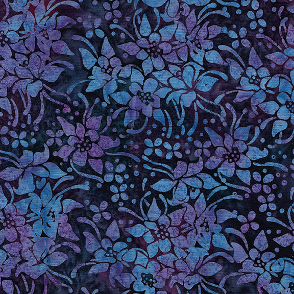 Island Batik Columbine-Purple Merlot - Stitch - Durango, Colorado Quilt & Sewing Shop
