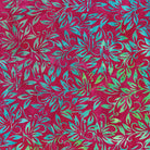 Island Batik Leaf Swirl-Red Cherry - Stitch - Durango, Colorado Quilt & Sewing Shop