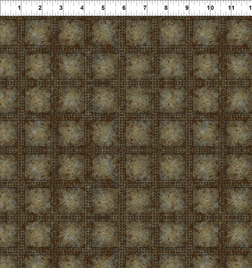 ITB Steampunk Menagerie Gray Rivets - Stitch - Durango, Colorado Quilt & Sewing Shop