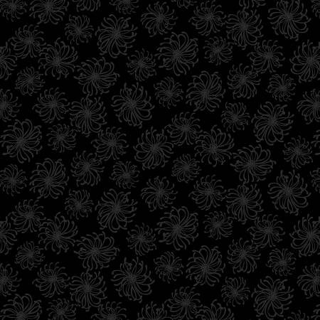 Henry Glass & CO Black Chrysanthemum - Stitch - Durango, Colorado Quilt & Sewing Shop