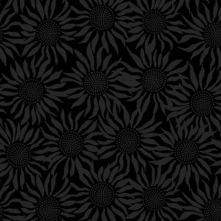 Henry Glass & CO Black Sunflowers - Stitch - Durango, Colorado Quilt & Sewing Shop