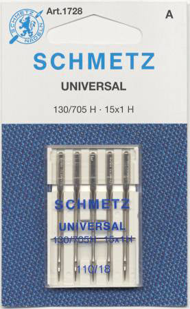 Schmetz Universal Machine Needle Size 18/110 - Stitch - Durango, Colorado Quilt & Sewing Shop