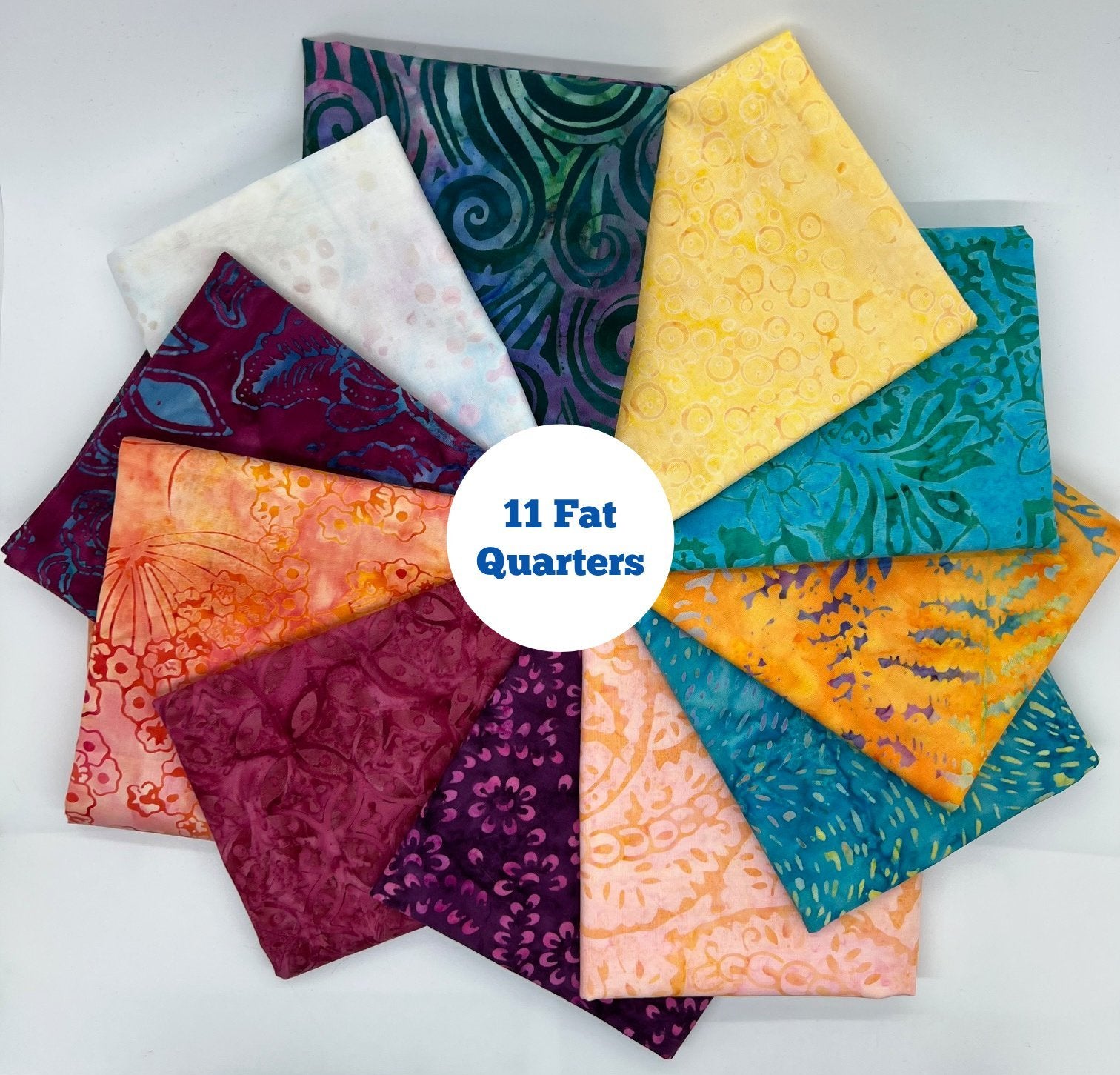 Sewing Sewcial 2025 Fat Qtr. Bundle 11 pieces - Stitch - Durango, Colorado Quilt & Sewing Shop