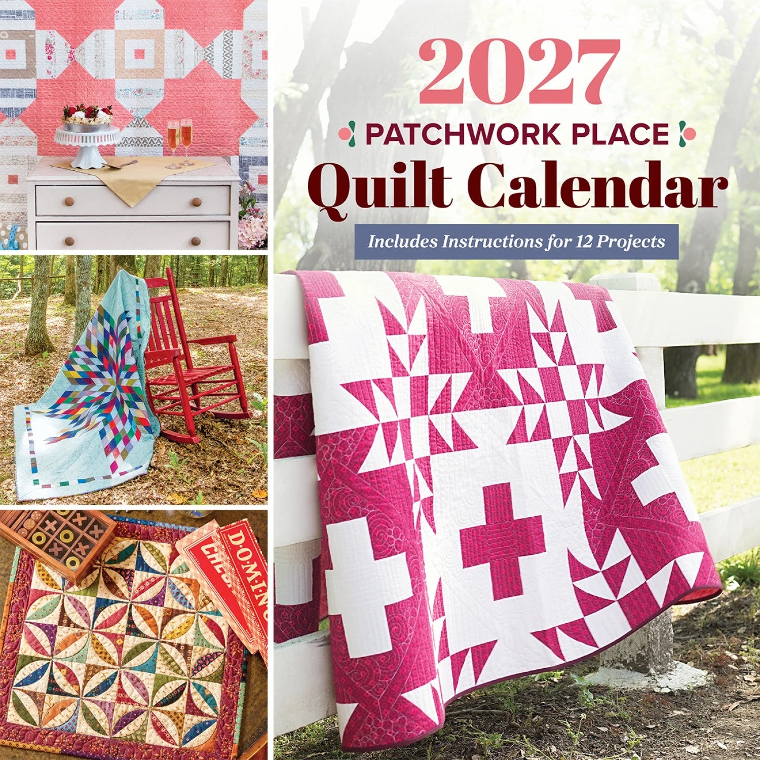 2027 Patchwork Place Quilt Calendar - Stitch - Durango, Colorado Quilt & Sewing Shop