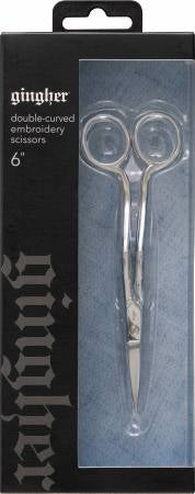 Gingher 6in Double Curved Embroidery Scissors - Stitch - Durango, Colorado Quilt & Sewing Shop