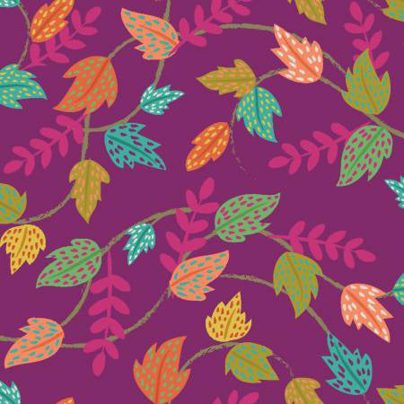 3WF Living Wild Leaf Vines - Stitch - Durango, Colorado Quilt & Sewing Shop