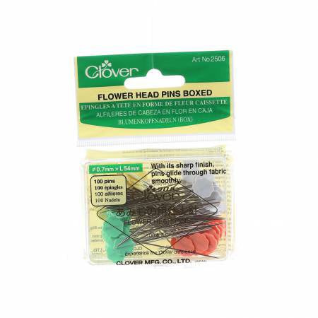 Flower Head Pin - 100 count - Stitch - Durango, Colorado Quilt & Sewing Shop
