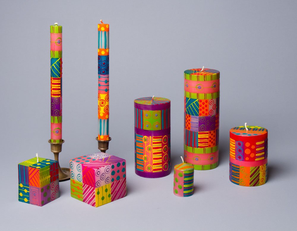 Carousel Candle 3"x4" - Stitch - Durango, Colorado Quilt & Sewing Shop