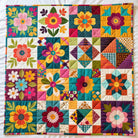 Quilted Flowers Puzzle - Stitch - Durango, Colorado Quilt & Sewing Shop
