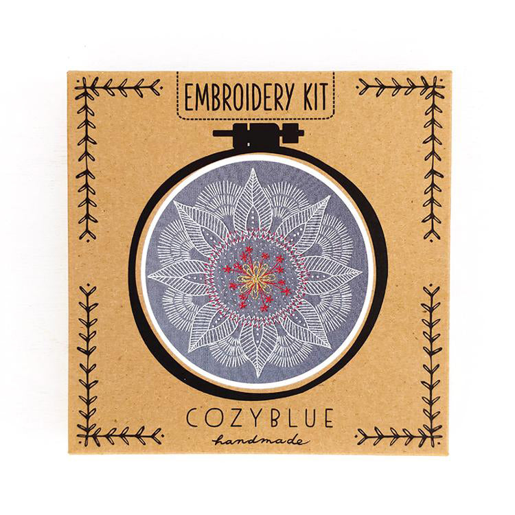 Cozyblue Embroidery Kit - Autumn Mandala - Stitch - Durango, Colorado Quilt & Sewing Shop