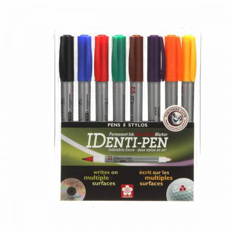 Identi Pen 2 Point 8 Color Pack - Stitch - Durango, Colorado Quilt & Sewing Shop