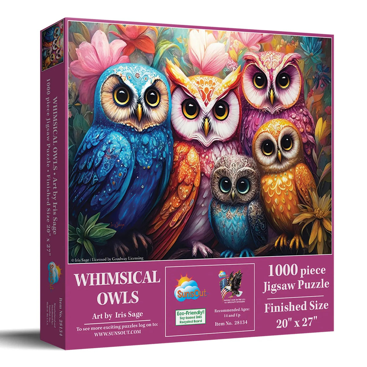 Whimsical Owls Puzzle - Stitch - Durango, Colorado Quilt & Sewing Shop