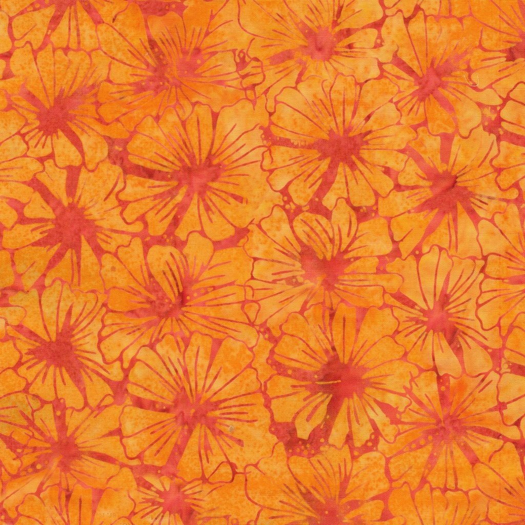 IB Garden Glory Lg Floral Red Orange - Stitch - Durango, Colorado Quilt & Sewing Shop