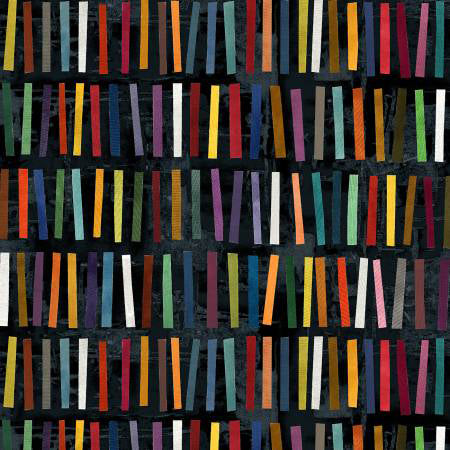 WF Marble Run Stick Stacks Ink Black - Stitch - Durango, Colorado Quilt & Sewing Shop