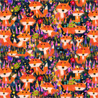 Animal Kingdom - Foxes & Flowers - Stitch - Durango, Colorado Quilt & Sewing Shop