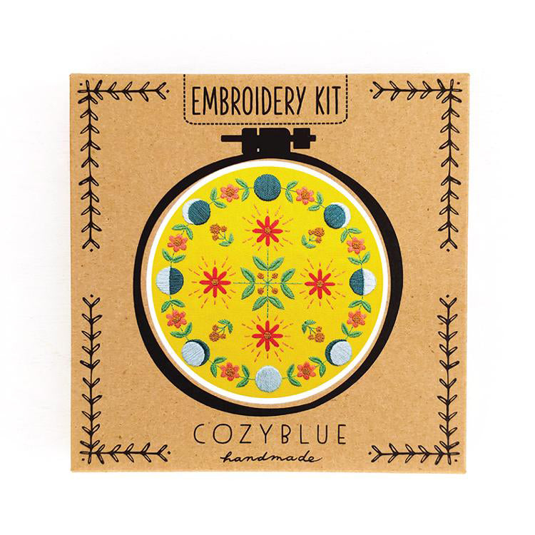 Cozyblue Emb Kit - Moon Flow - Stitch - Durango, Colorado Quilt & Sewing Shop